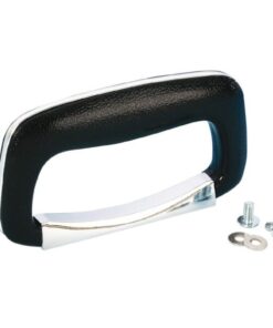Adam Hall Hardware 3438 - Maniglia per Valigia in plastica nera/cromata