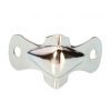 Adam Hall Hardware 4047 - Angolo a L 24 x 33 nichelato
