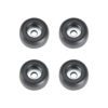 Adam Hall Hardware 4900 M4 AH - Bustina con set di 4 piedi in gomma 25 x 11 mm