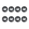 Adam Hall Hardware 4900 M8 AH - Bustina con set di 8 piedi in gomma 25 x 11 mm colore nero
