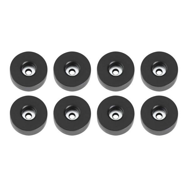 Adam Hall Hardware 4907 M8 AH - Bustina con set di 8 piedi in gomma 38 x 15 mm