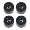 Adam Hall Hardware 4911 M4 AH - Bustina con set di 4 piedi in gomma 38 x 25 mm
