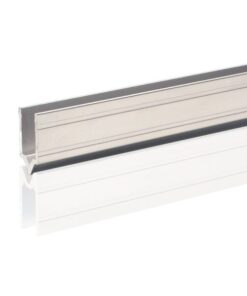 Adam Hall Hardware 6144 M - Profilo di Chiusura in alluminio maschio per Materiale da 9,6 mm