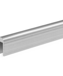 Adam Hall Hardware 6225 - Aluminium end profile with 5 mm Radius for 10 mm Material