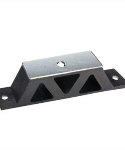 Adam Hall Hardware 87712 - Cuscinetto in gomma-metallo morbido per Telaio ammortizzato 87700 da 19" per Rack