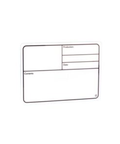 Adam Hall Hardware 88001 - Targhetta Scrivibile in plastica bianca autoadesiva 177x127mm