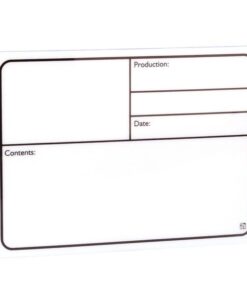 Adam Hall Hardware 88005 - Targhetta Scrivibile in plastica bianca autoadesiva 290x190mm