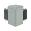 Adam Hall Hardware Q 4504 AG - Angolo grigio alluminio per Telaio di Copertura