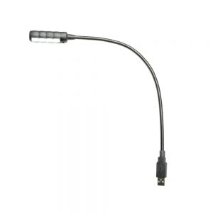Adam Hall Stands SLED 1 ULTRA USB - Lampada a collo di cigno USB con 4 COB LED