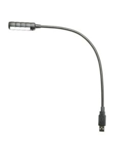 Adam Hall Stands SLED 1 ULTRA USB C - Lampada a collo di cigno USB con 4 COB LED e la selezione del colore