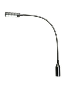 Adam Hall Stands SLED 1 ULTRA XLR 4 C - Lampada a collo di cigno XLR a 4 poli con 4 COB LED e la selezione del colore