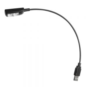 Adam Hall Stands SLED 1 USB PRO - Lampada a collo di cigno USB con 2 LED