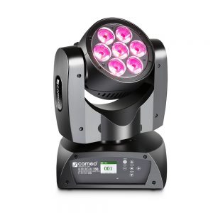 Cameo AURO® BEAM 150 - Testa Mobile a Rotazione Infinita, con 7 LED da 15 W RGBW