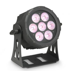 Cameo FLAT PRO 7 SPOT - Proiettore spot a 7 Quad-LED da 15 W compatto, piatto