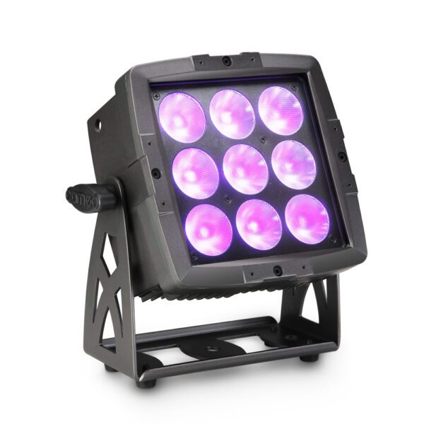 Cameo FLAT PRO FLOOD 600 IP65 - Proiettore da esterno a 9 LED 6 in 1 RGBWA+UV da 12 W
