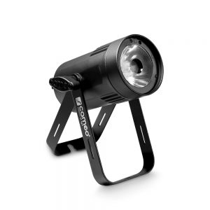 Cameo Q-SPOT 15 W - Faro compatto a LED da 15 W bianco caldo in alloggiamento nero