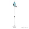 Gravity MS 23 DIS 01 W - Supporto disinfettante regolabile in altezza con supporto universale Bianco
