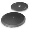 Gravity WB 123 SET 1 B - Base tonda con disco-zavorra per asta stativo M20