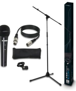 LD Systems MIC SET 1 - Set Microfono con Microfono, Asta, Cavo e Morsetto