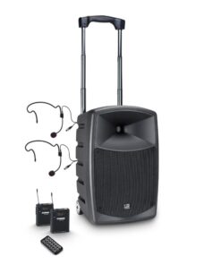 LD Systems ROADBUDDY 10 BPH 2 B5 - Battery-Powered Bluetooth Speaker with Mixer, 2 Bodypack and 2 Headsets