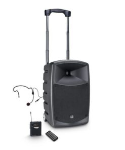 LD Systems ROADBUDDY 10 HS B5 - Altoparlante Bluetooth alimentato a batteria con mixer, bodypack e cuffia