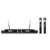 LD Systems U505 HHD 2 - Dual - Sistema per Radiomicrofono con 2 x Microfoni a Mano dinamici