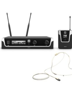 LD Systems U506 BPHH - Sistema per Radiomicrofono con Bodypack e Headset color beige - 655 - 679 MHz