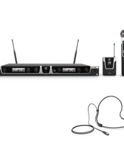 LD Systems U506 HBH 2 - Sistema microfonico senza fili con bodypack, cuffia avricolare e microfono a mano dinamico