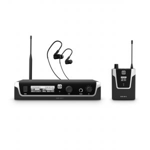 LD Systems U508 IEM HP - Sistema di monitoraggio in-ear con auricolari - 863 - 865 MHz + 823 - 832 MHz