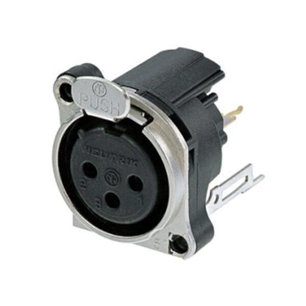 Neutrik C3 FBV2 - Connettore XLR tripolare femmina da pannello