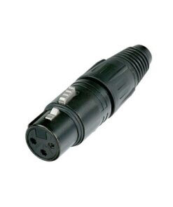 Neutrik C3 FX-B - Connettore XLR femmina nero