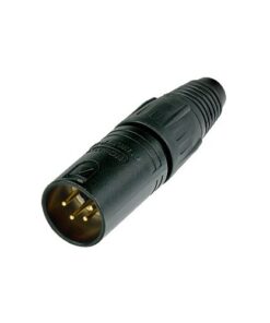 Neutrik C4 MX-B - Connettore XLR a 4 poli maschio con contatti dorati