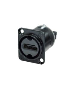 Neutrik NAHDMI-W-B - Passante HDMI in alloggiamento a D nero