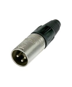 Neutrik NC3MX - Connettore XLR a 3 poli maschio, nichelato