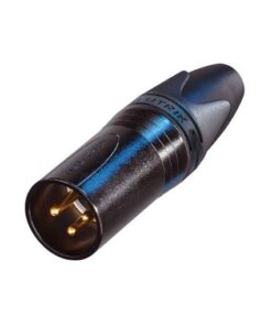 Neutrik NC3MXX-B - XLR Connector 3 Pin black with gold contacts, male