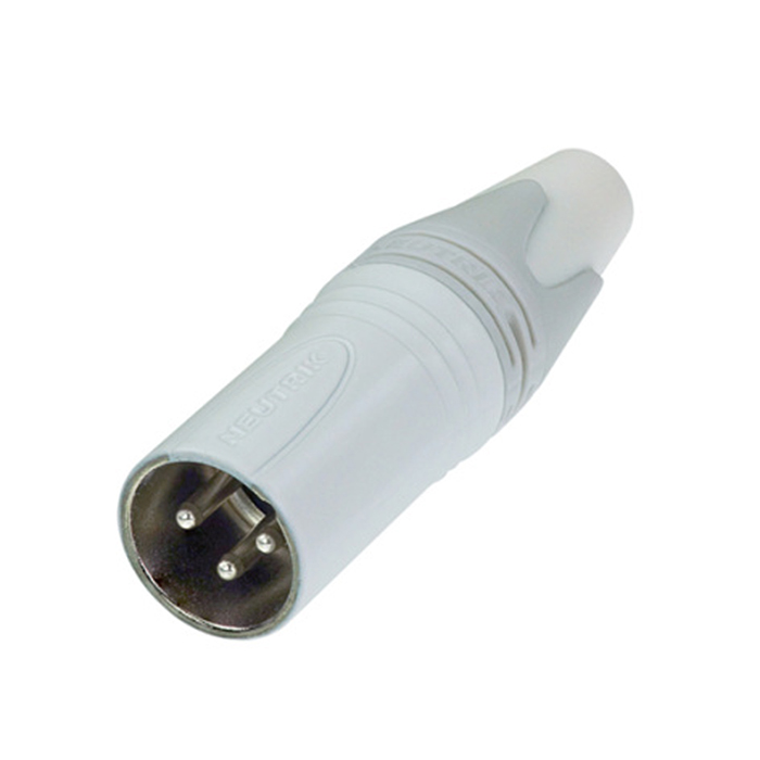 Neutrik NC3MXX-WT - XLR Connector 3 Pin male, white