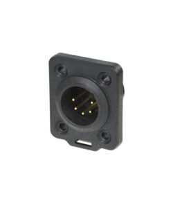 Neutrik NC5MDX-TOP - Connettore da pannello maschio a 5 poli, TRUE OUTDOOR PROTECTED (TOP)