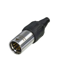 Neutrik NC5MX-TOP - Connettore per cavi maschio a 5 poli, TRUE OUTDOOR PROTECTED (TOP), contatti dorati