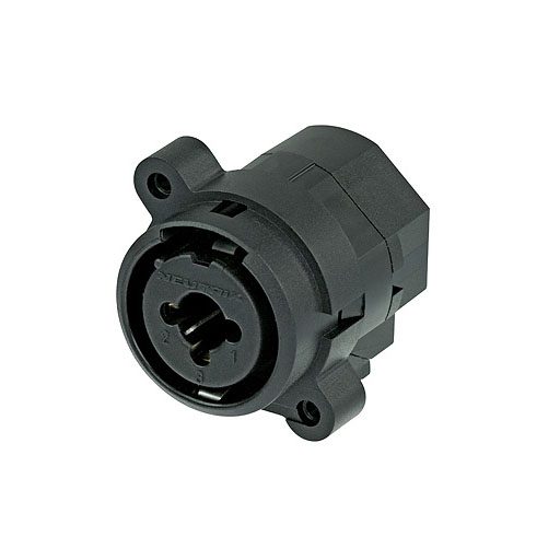 Neutrik NCJ10FI-V-0 - XLR/Jack Combo Panel-Mount Socket 3 Pin without Lock