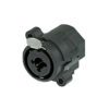 Neutrik NCJ10FIV - XLR/Jack Combo Panel-Mount Socket with Lock