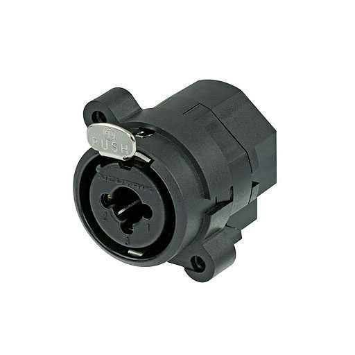 Neutrik NCJ10FIV - XLR/Jack Combo Panel-Mount Socket with Lock