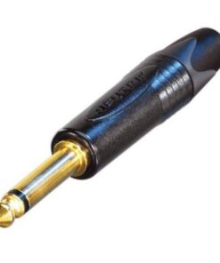 Neutrik NP2X-B - 6.3 mm Jack Plug 2 Pin Mono male, black