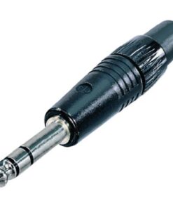 Neutrik NP3C-BAG - 6.3 mm Jack Plug 3 Pin Stereo male, black