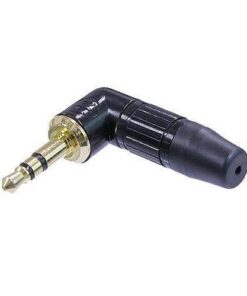 Neutrik NTP3RC-B - 3.5 mm Angled Jack Plug 3 Pin Stereo male, black