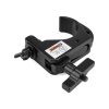 RIGGATEC 400200971 - Smart Hook Slim Clamp Mini - Black up to 75 kg (32-35mm)