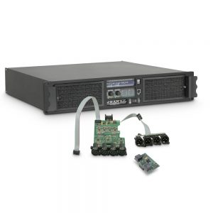 Ram Audio W 12004 DSP AES - Finale di potenza PA 4 x 3025 W 2 Ohm incl. modulo DSP con ingresso digitale AES/EBU