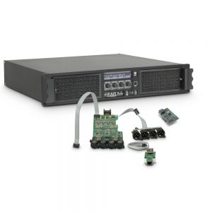 Ram Audio W 12044 DSP E AES - Finale di potenza PA 4 x 2950 W 4 Ohm incl. modulo DSP con ingresso digitale AES/EBU + Ethernet
