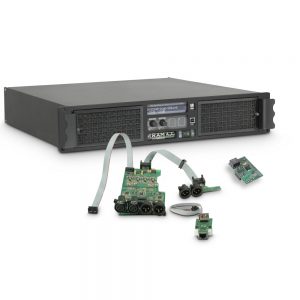 Ram Audio W 6000 DSP E AES - Finale di potenza PA 2 x 3025 W 2 Ohm incl. modulo DSP con ingresso digitale AES/EBU + Ethernet