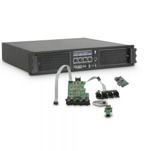 Ram Audio W 9004 DSP E AES - Finale di potenza PA 4 x 2260 W 2 Ohm incl. modulo DSP con ingresso digitale AES/EBU + Ethernet