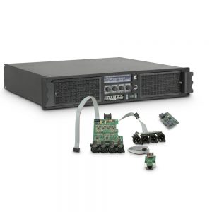 Ram Audio W 9044 DSP E AES - Finale di potenza PA 4 x 2200 W 4 Ohm incl. modulo DSP con ingresso digitale AES/EBU + Ethernet